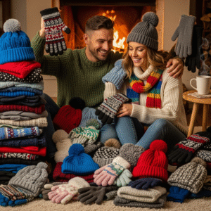 Gorros e luvas de reservas, já que iremos perder vários pelo caminho