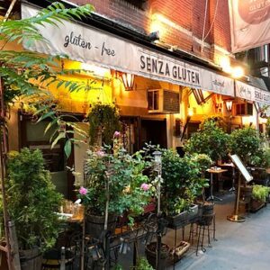 Jantar no Restaurante Senza Glutine de Nova York
